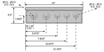 BN14326W-SM Low Voltage Enclosure